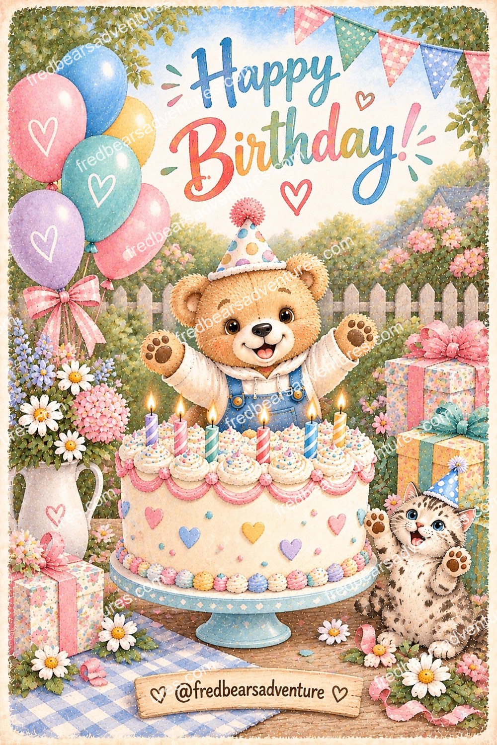 Birthday Celebration 2 Postcard — front